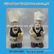 Chef kitchenware series ceramic utensil holder